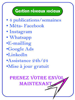 Gestion Réseaux Sociaux